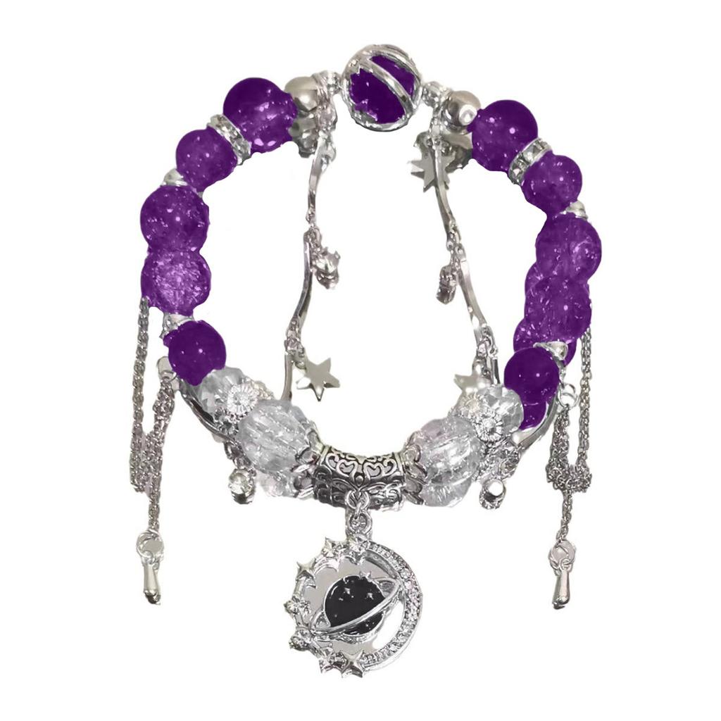 Exquisite Bracelet Decoration, Purple Bracelet, Pendant Bracelet