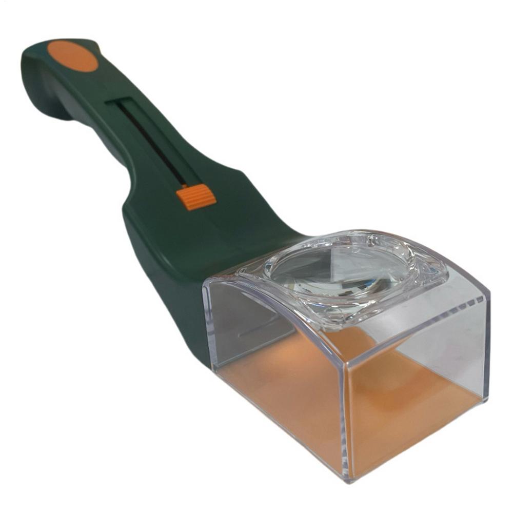 Kids Safe Insect Catcher Upgraded Handheld Clamp Tool with Magnifying Glass Bee Spider Cockroach Capture Release Kit