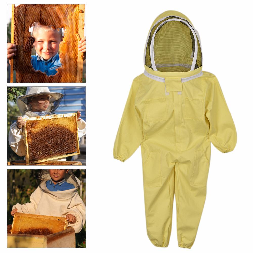 Kids Beekeeping Suit Children Protective Full Body Anti Bee Stings Clothing