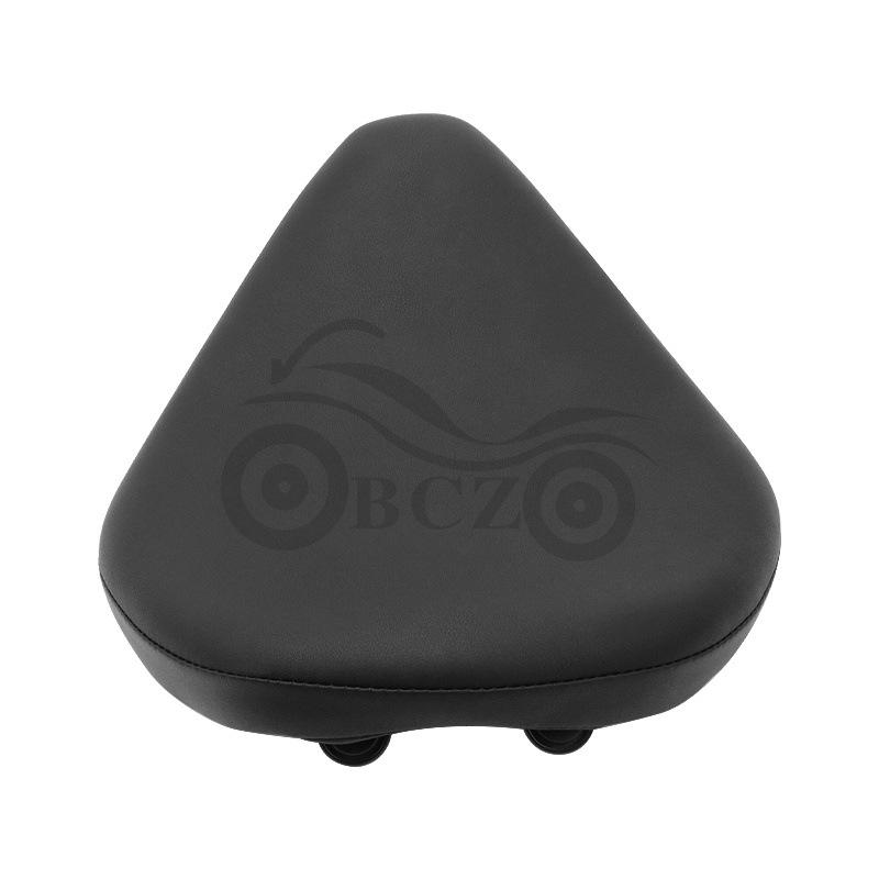 Black Leather Retro Seat Bag Cushion for Rebel CM300/500 Motorcycle