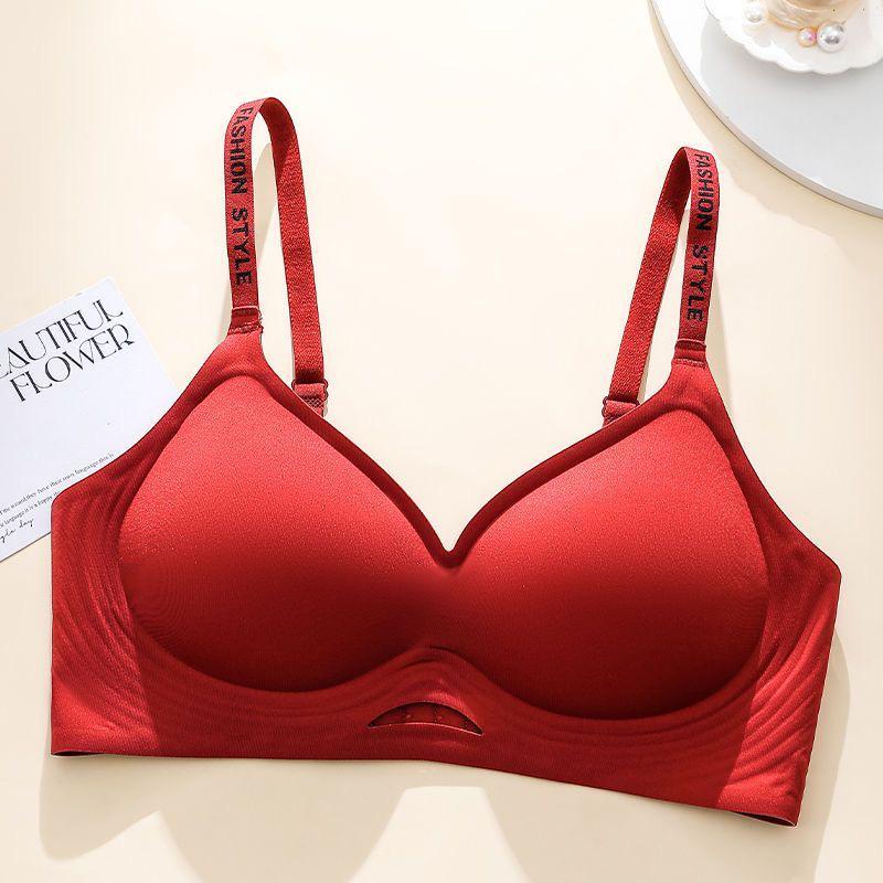 Seamless Push-Up Bra for Small Busts – Uplift Support, Anti-Sagging, Elegant Back Design