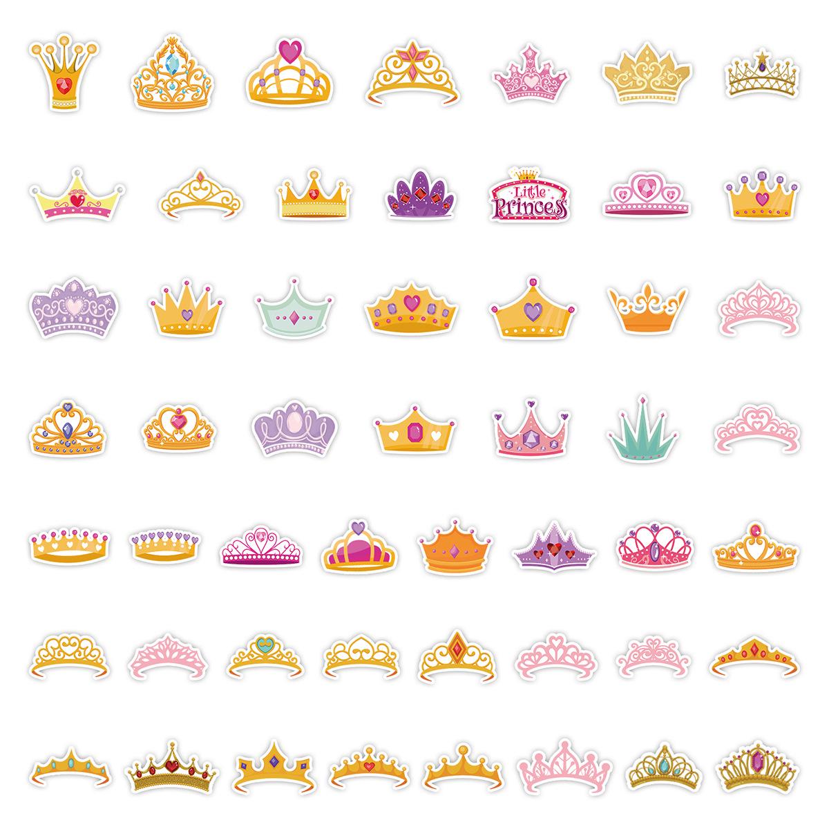 

50/100 Sheets Princess Castle Waterproof Stickers for Mobile Phones, Water Cups, and Children s Journals