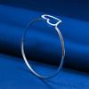 Luxurious 925 Sterling Silver Exquisite Heart-shaped Bracelet for Women's Fashion Parties, Wedding Jewelry