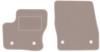 Beige Velour Floor Mats For: Ford Transit Connect FL Delivery Van (2017-)