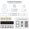 1Pcs 220V 16A 250V Modular Sockets And Switches  for EU Standard Wall Mount DIY