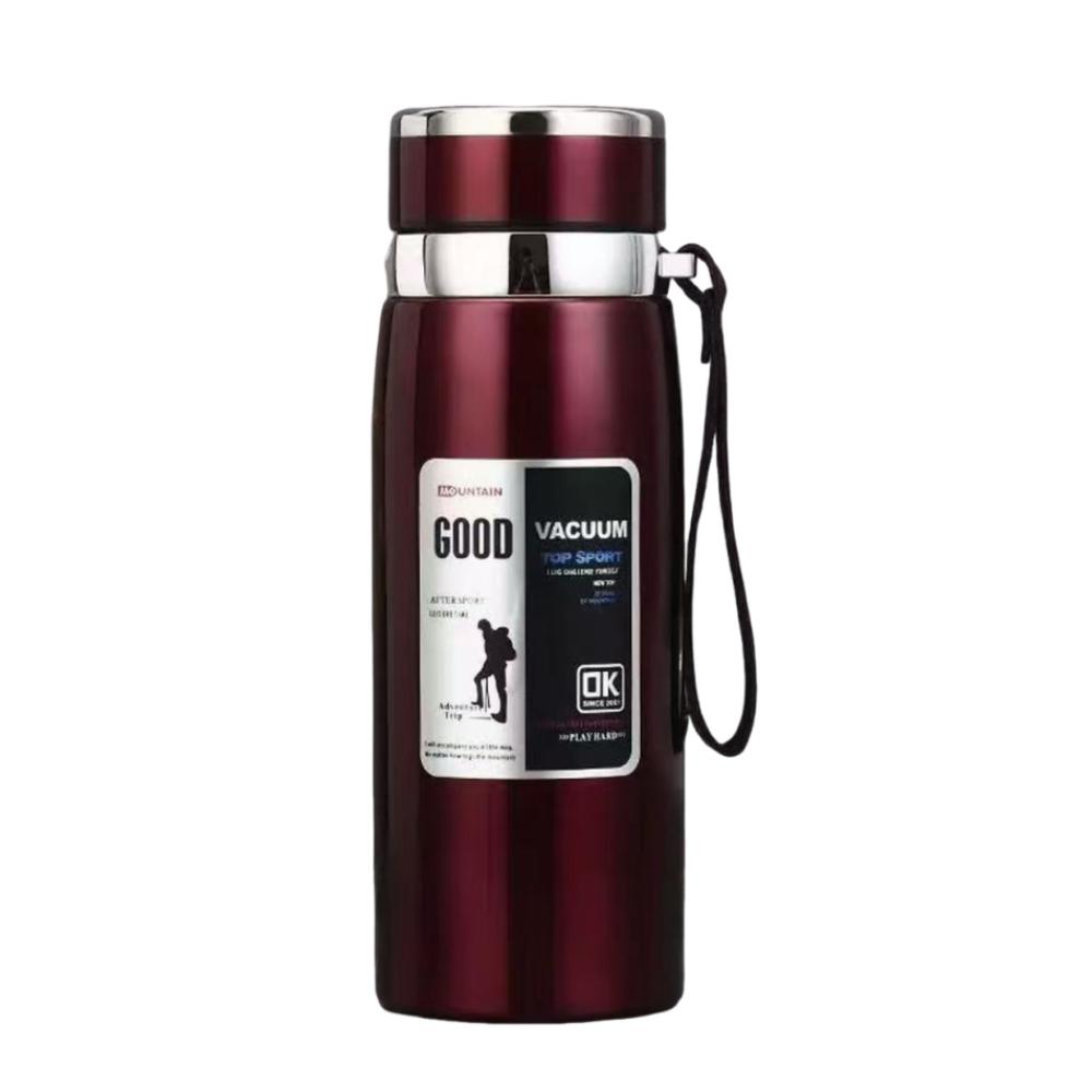 800/1000ml Sports Thermos Bottle Stainless Steel Creative Insulated Water Bottle Keeps Cold and Heat Heat-resistant