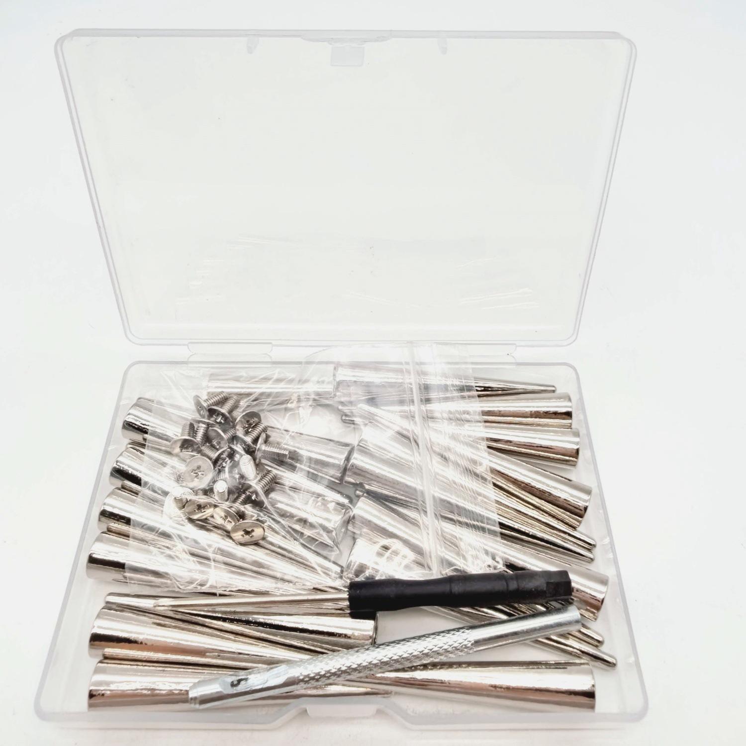 

Conical Punk Rivet DIY Leather Decoration Kit with Installation Tool
