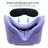 Compatible with Oculus Quest 2 Accessories, VR Silicone face Cover, VR Shell Cover,Compatible with Quest 2 Touch Controller Grip Cover