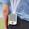 Portable Waist Fan 2000mAh Outdoor Mini Hanging Neck Fan with 3 Gear Strong Wind Rechargeable Portable Waist Clip Fan Air Cooler