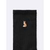 Gu Style Heat High Ankle Socks  Embroidery 