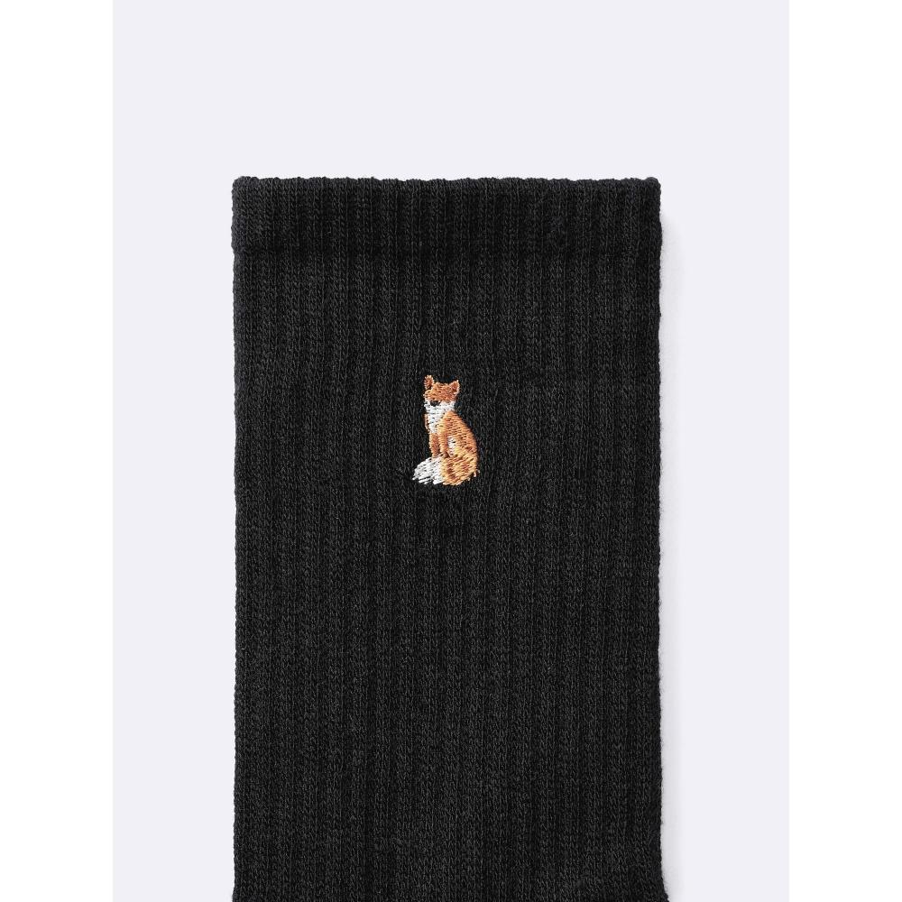 Gu Style Heat High Ankle Socks  Embroidery 