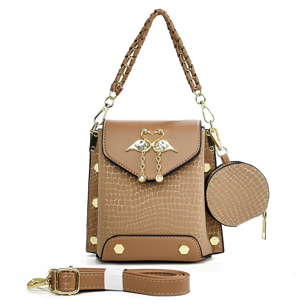 Versatile small square bag fashionable exquisite handbag new temperament atmospheric shoulder messenger bag