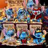 Latest Stitch Weird Diary Series Anime Figures Creative Cute Doll Statue Model   Plaything Kids Birthday Gifts