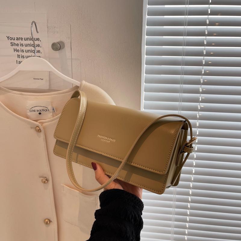 Fashion Commuter Small Square Bag Women's New Line Versatile Shoulder Bag Messenger Bag