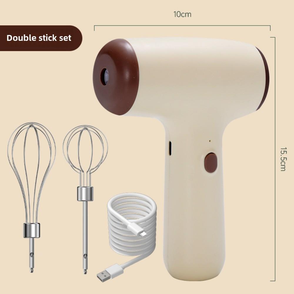 Wireless Electric Egg Beater Household Mini Cream Automatic Beater Baking Handheld Charged Mixing Machine