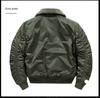 Herren Winter Fliegerjacke - Dicker Samt, Retro Revers, Taktischer Baseball Stil