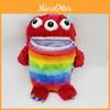 Cartoon-Regenbogen-Plüschtier mit PP-Baumwollfüllung für Kinderzimmerdekoration