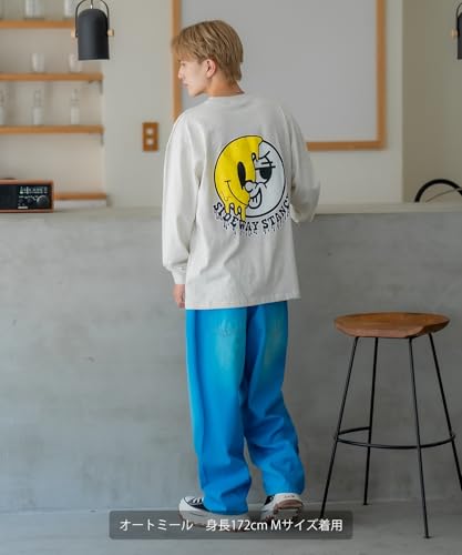 [IMPROVES] [SIDEWAYSTANCE] Drip Smiley Long Sleeve T-Shirt
