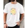 Male School Nurse Pattern Summer Casual Crew Neck Short T-Shirt