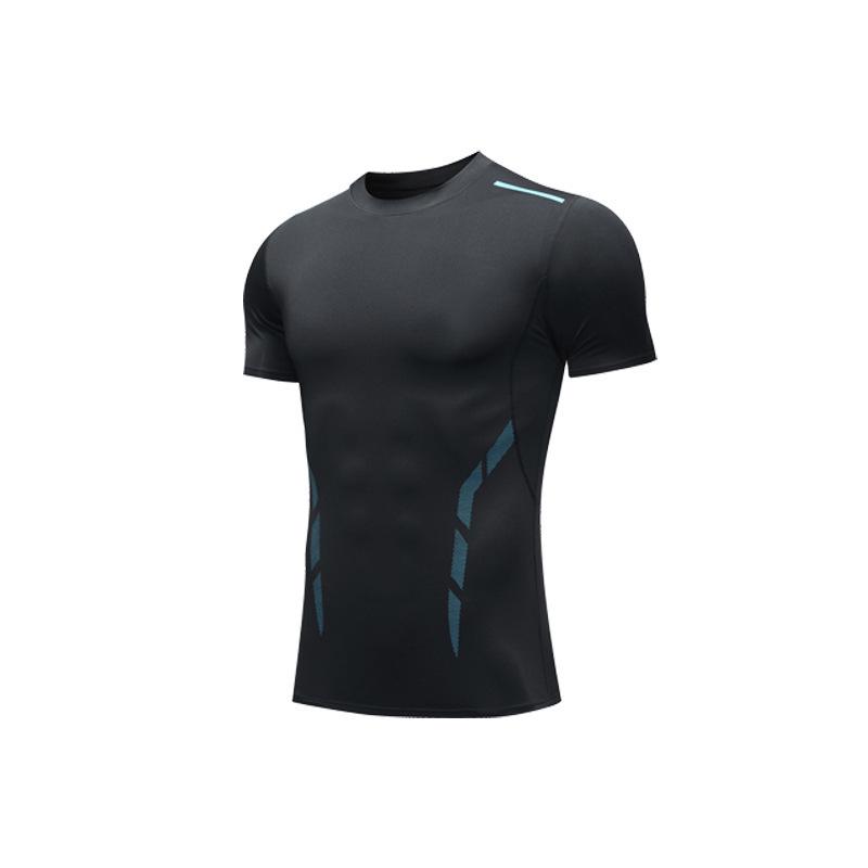 Men s Quick-Dry Compression Shirt - Short Sleeve, Fitness, Running, Breathable, Sweat-Wicking Base Layer