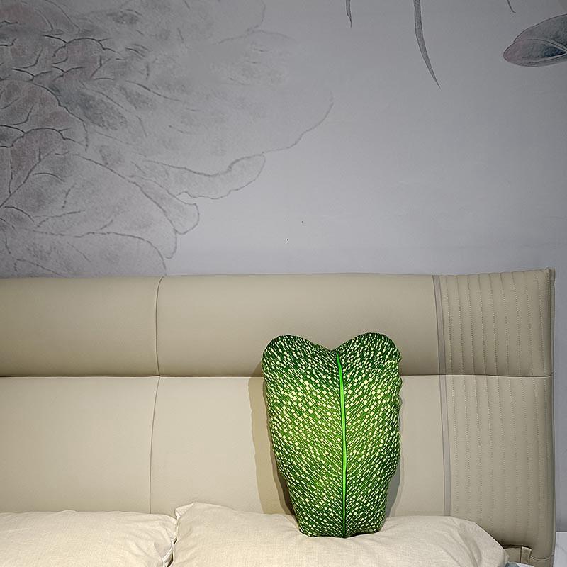 Tropical Plants Pillow for Living Room Sofa Cushion Leaf Pillow Turtle Back Decorative  Green Bedroom Leaves Plant Cushion