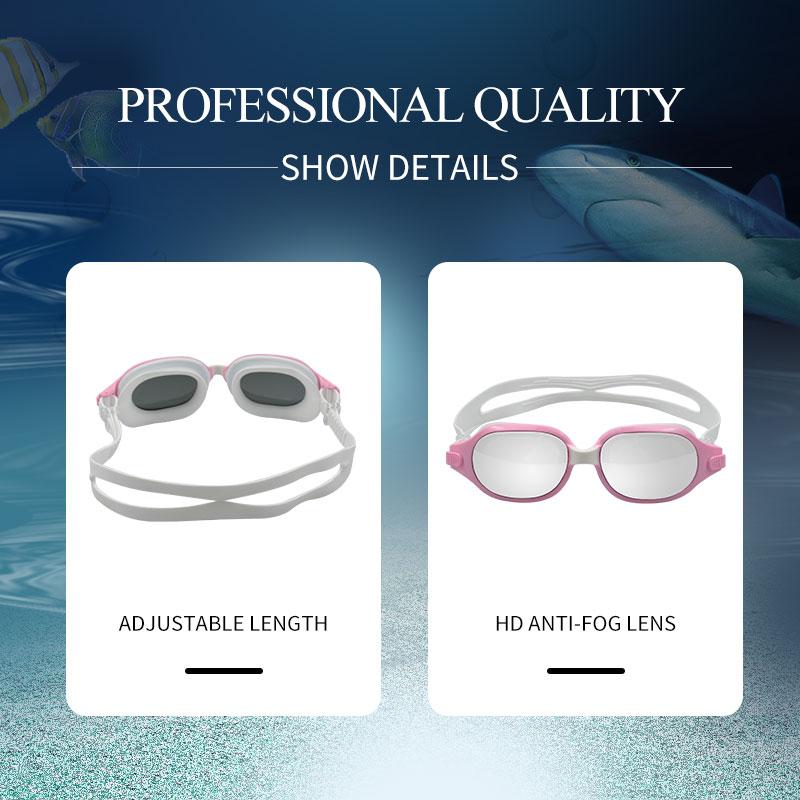 Color Fashion Design Swim Goggles Adult No Leaking Anti Fog Uv Protection Swimming Goggles Sport Glasses