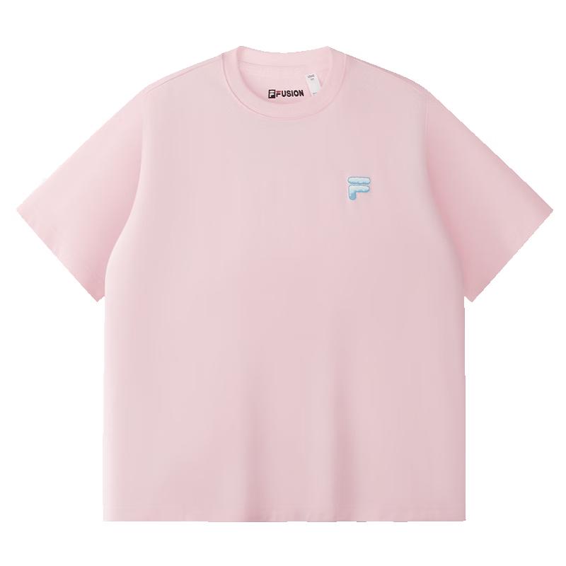 FILA FUSION Unisex Cool-Touch Cotton Loose Fit T-Shirt