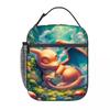 Cartoon Large-Capacity Lunch Box Bag, Thermal Insulation Bag, Portable Bento Bag, Student Thickened Aluminum Foil Lunch Bag