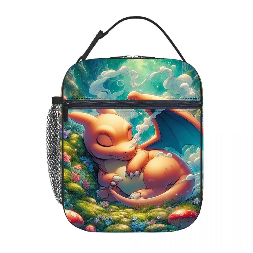 Cartoon Large-Capacity Lunch Box Bag, Thermal Insulation Bag, Portable Bento Bag, Student Thickened Aluminum Foil Lunch Bag