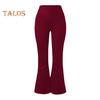Women's Flared Yoga Pants High Waist Bootcut Workout Leggings with Pockets Stretchy Bell Bottom Trousers for Office Workout