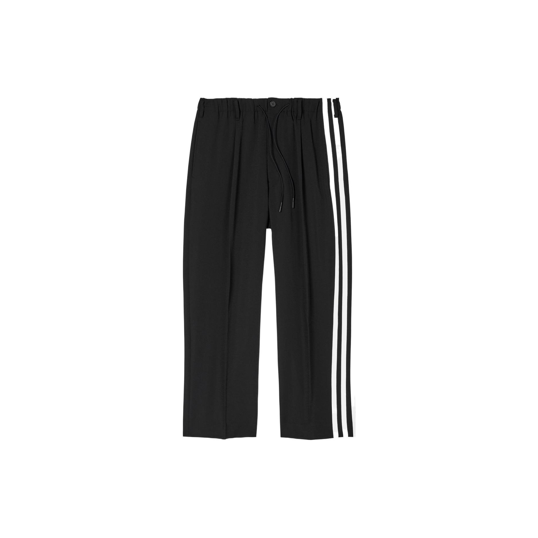 

Y-3 SS22 Полосатые классические спортивные брюки мужские брюки черные HG6082