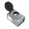 50A Generator Power Inlet Box 12500W 125/250V Weatherproof NEMA 3R Generators Plug for Outdoor Use