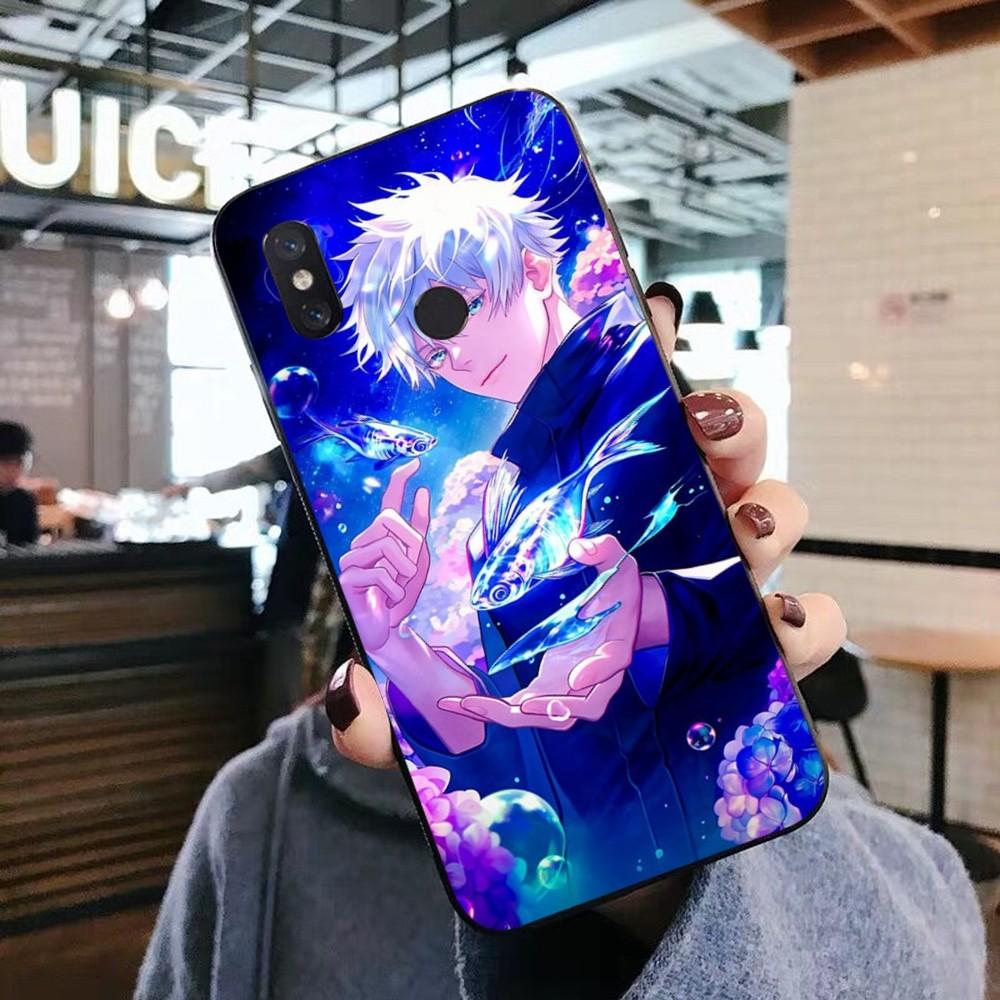 Custodia per Telefono Personaggi Cartoni Animati Gojo Satoru Per Xiaomi Mi 5X 8 9 10 11 12 Lite Pro 10T PocoX3pro PocoM3 Note 10 Pro Lite