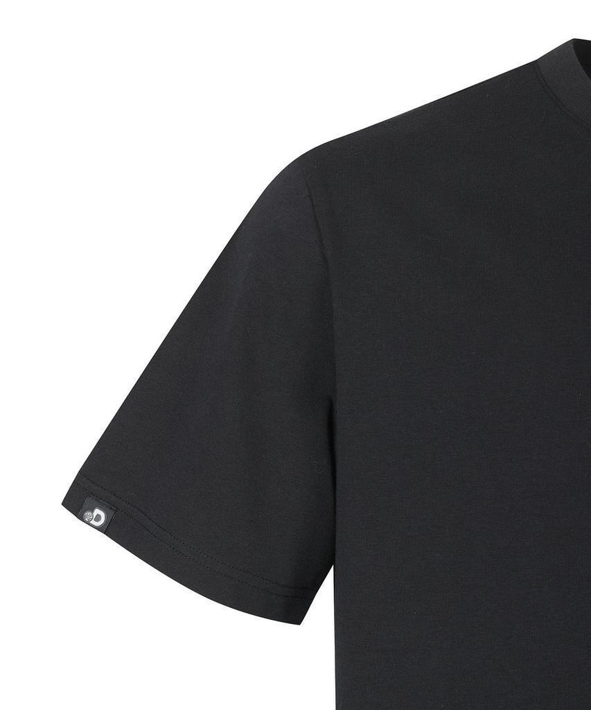 DISCOVERY EXPEDITION Uni Freshvent Semi-Overfit Small Logo Short Sleeve T-Shirt (Black)