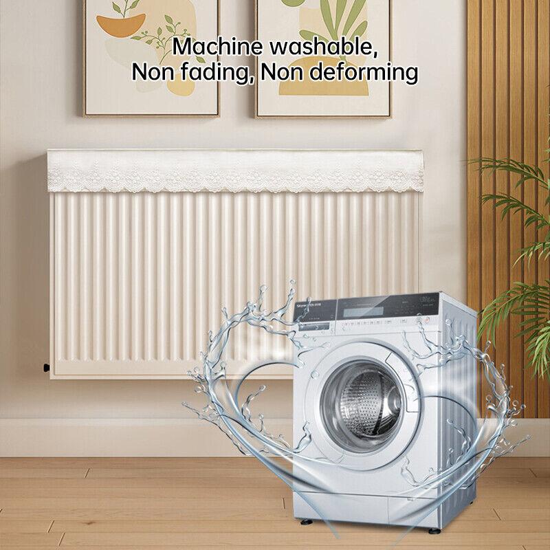 Radiator Dust Cover Block Decorative Radiator Protection Pad Easy Installation Scratch Resistant Fabric Multifunctional
