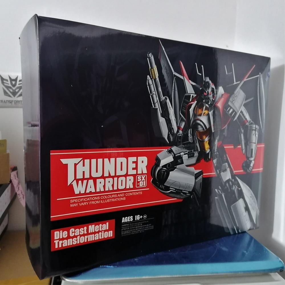 Transformation Playthings Thunder Warrior SX01 Starscream Action Figure Deformation Model Robot Blitzwing Hornet Gaiden Lightning