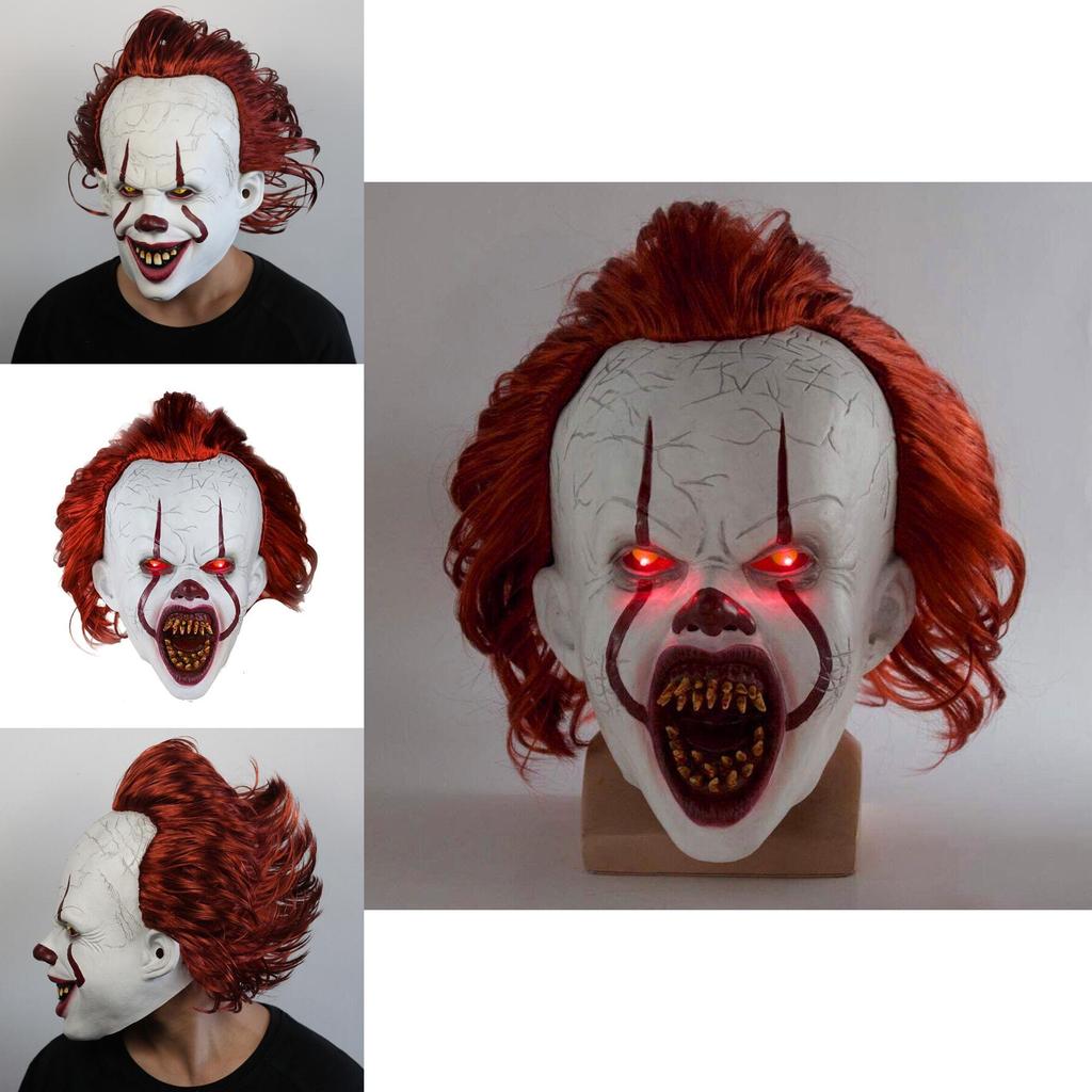 Scary Stephen King's It Mask For Halloween Men Joker Costume Cosplay