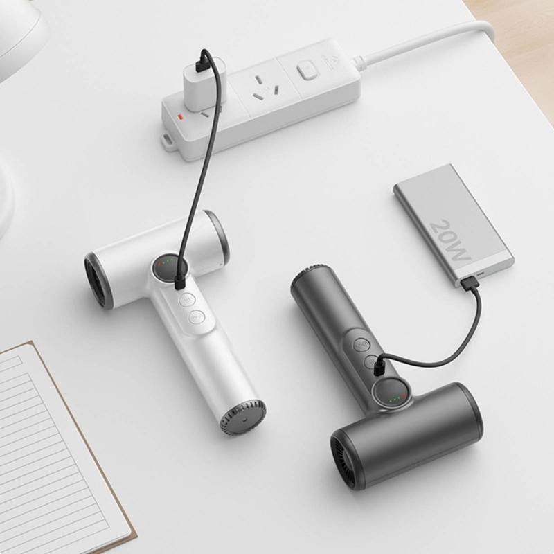 Light Weight Wireless Blow Dryer Rechargeable Portable Hair Dryer Intelligent Temperature Control for Home and Travel