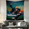 Kylian Mbappé Pride  Wall Hanging Printed Fabric Blanket Decorative Tapestries for Bedroom Living Room Home Decor