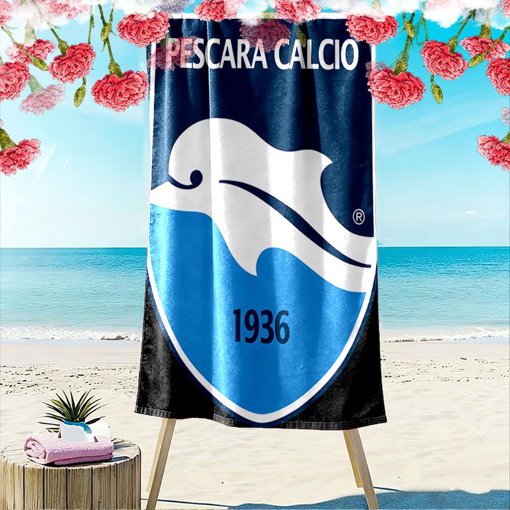 Pescara Calcio Crest Towel A must-have beach towel for beach travel