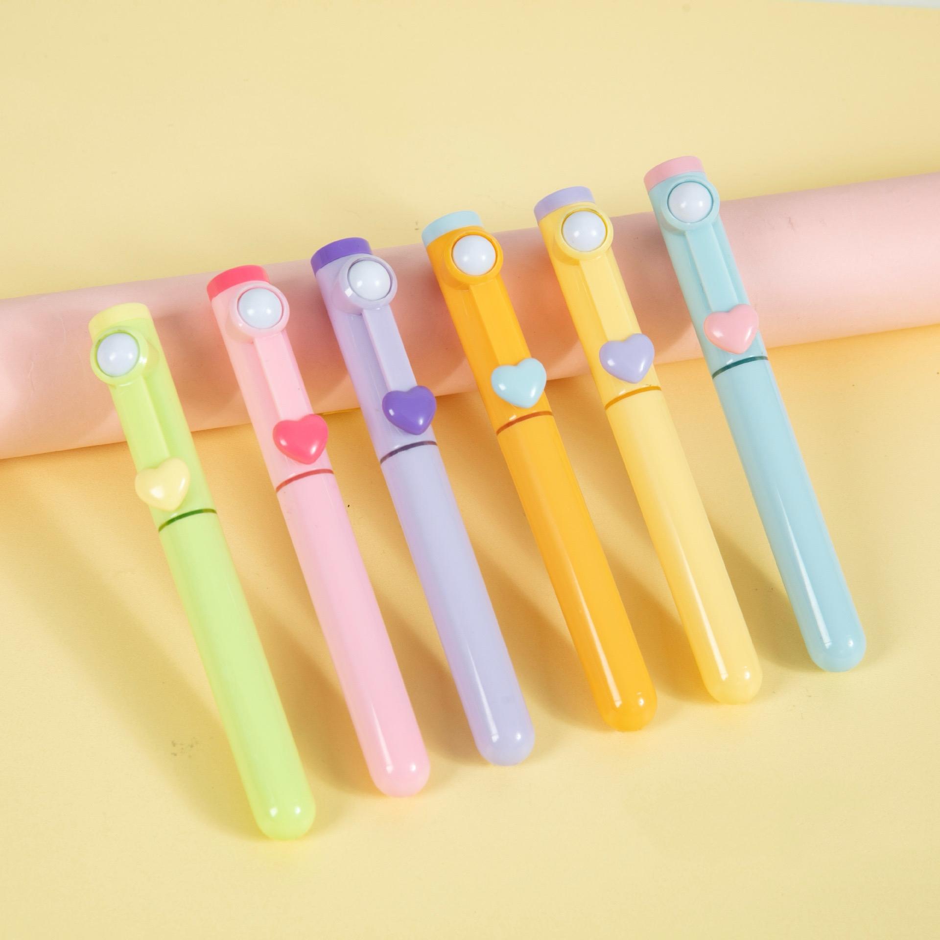 

Набор из 6 ручек Sweet Love Color, вращающийся маркер для декомпрессии, лайнер для рисования красок