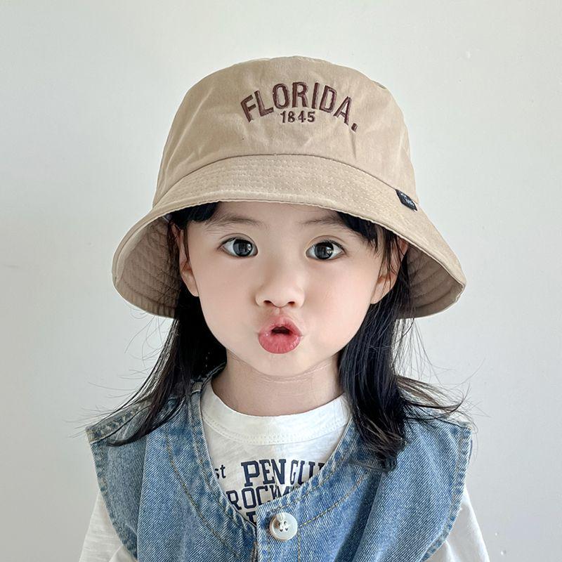 Korean Style Kids' Sun Protection Bucket Hat for All Seasons
