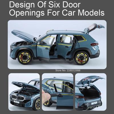 1/24 Die XM Legierungsauto-Modelle Spielzeug Druckguss Geländefahrzeuge mit Licht Sound Rückziehmotor SUV Auto Spielzeug für Kinder Jungen Geschenke