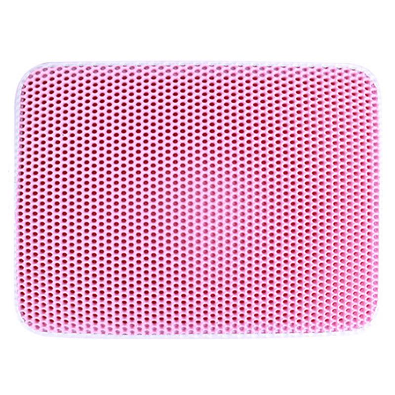 

Double-Layer Honeycomb Non-Slip Waterproof Pet Mat for Cats and Dogs S 30x30cm (1.5cm thick) рожевий