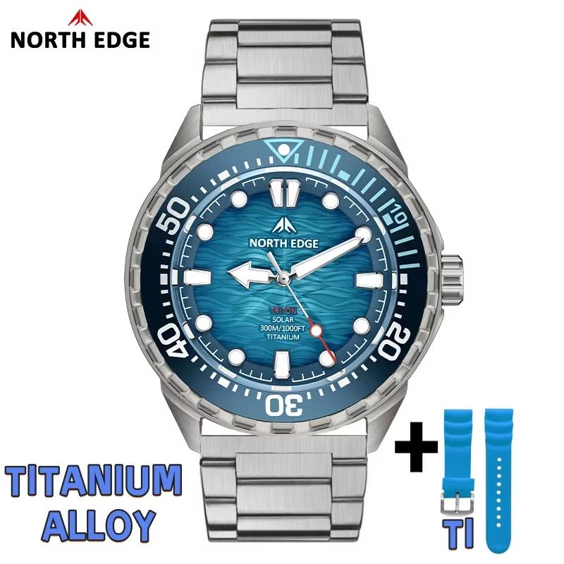 Triton-Ti Marca-Nuovissimo Grado-Superiore Alimentato-a-Solare Qualità-Premium Subacquea Alto-Standard Orologio Titanio di-Prima-Classe Lega di-Qualità-Premium