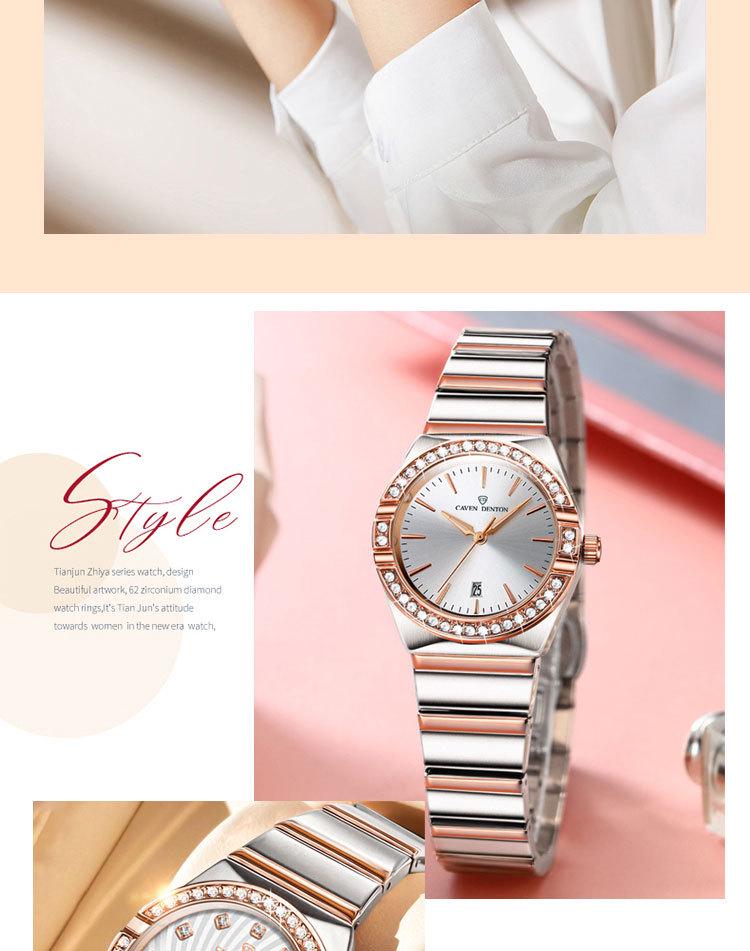 Luminous Waterproof Women's Quartz Watch – High-End Textured Ladies Model