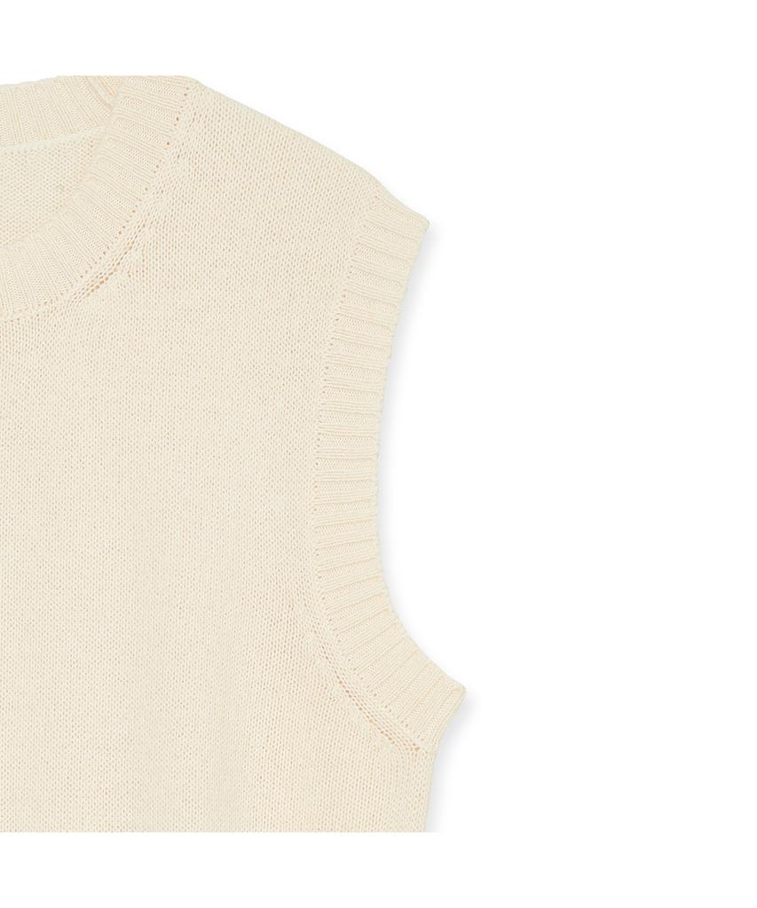 Iolo Women'S Round Vest_Ivory