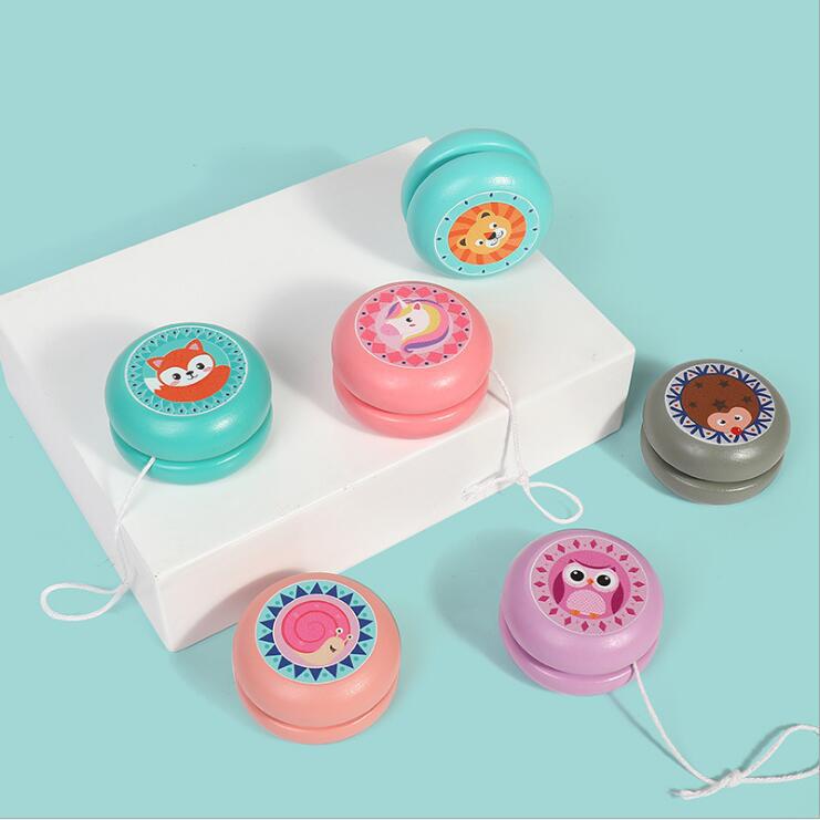 Creative Cartoon Wooden Yo-yo Toy for Kids