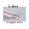 1pcs led Track light rail 50cm PVC white  black lead rail connectors rail 2 Wire bracket accessories