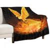 Phoenix Rising Throw Blanket Beach Sofa Throw for Babies Luxury Designer Luxury Luxury Thicken Blankets